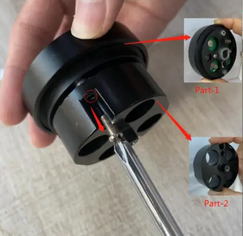 Geek L-B400 Keyless Fingerprint - Loose the screws