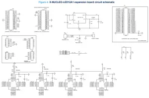 ST UM2879 X NUCLEO LED12A1 LED Driver Expansion Board Based - Schematic diagrams