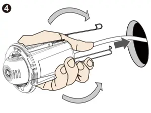 VIVOTEK FE9192 H Indoor WDR Fisheye Panoramic - Hardware Installation 4