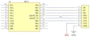 EBYTE E28-2G4T12S SX1280 2.4GHz -------Recommended Connection Diagram
