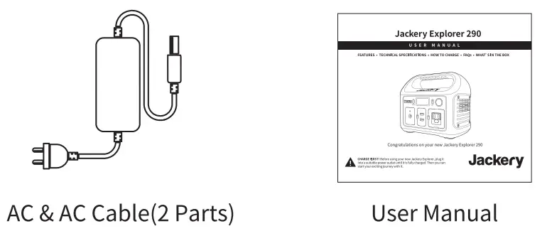 Jackery Explorer 290 Portable Power Station - THE BOX 2