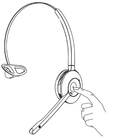 Jabra Pro 935 Dual Connectivity for MS Wireless Headset- multi funtion