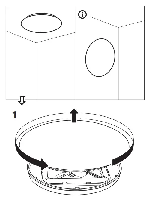 IKEA SJÖGÅNG LED Ceiling-Wall Lamp- 1
