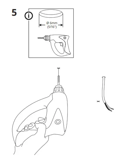IKEA SJÖGÅNG LED Ceiling-Wall Lamp- 5-1
