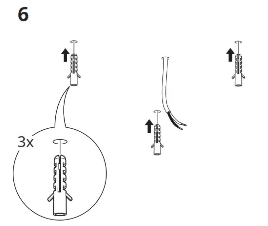 IKEA SJÖGÅNG LED Ceiling-Wall Lamp- 6
