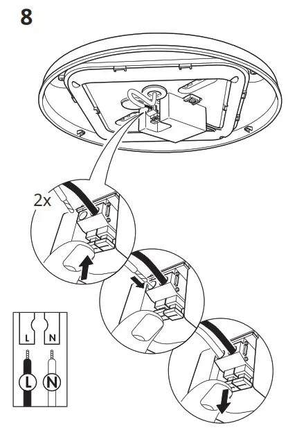 IKEA SJÖGÅNG LED Ceiling-Wall Lamp- 8