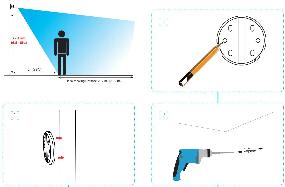 D-Link DCS-8620LH 2K QHD Outdoor Wi-Fi Camera User Guide - Installation