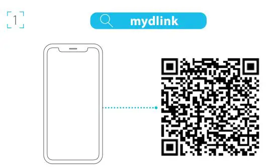 D-Link DCS-8620LH 2K QHD Outdoor Wi-Fi Camera User Guide - QR Code