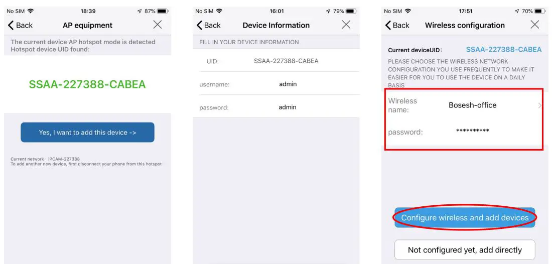 Shenzhen C Tronics CTIPC-285C Ctronics IP Camera - Then run APP CamHiPro and follow the steps 2