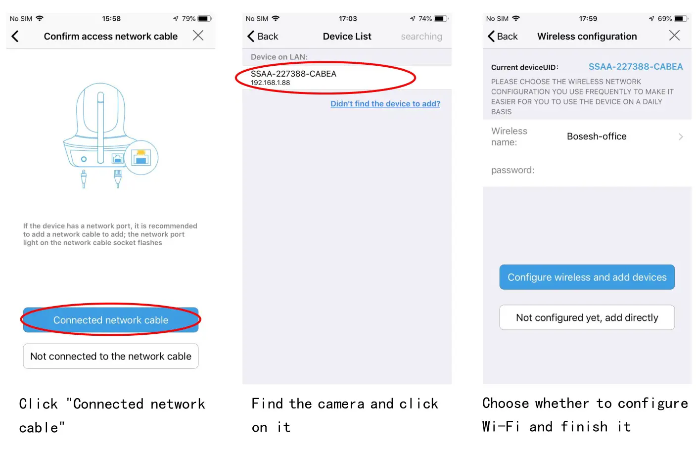 Shenzhen C Tronics CTIPC-285C Ctronics IP Camera - step until Confirm access network page, then follow the steps