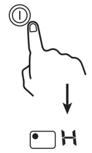 Display showing icon