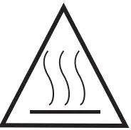Hot surface icon