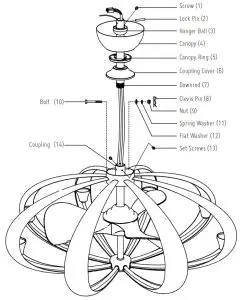 MAXIM LIGHTING 61009 Ambience WiFi Enable LED Ceiling Fan - WOODEN CEILING