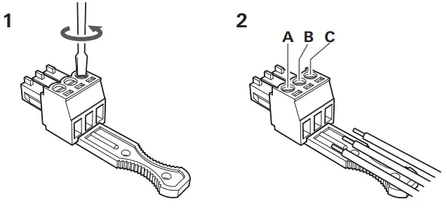 audio technica ATND1061DAN Beamforming Array Microphone - Connection example2