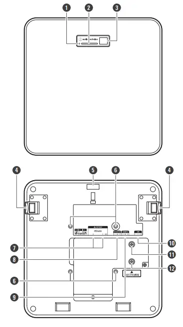 audio technica ATND1061DAN Beamforming Array Microphone - IR remote controller 2