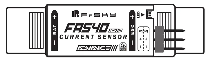 FrSky FAS40 ADV Smart Port and FBUS 40A Capable Current Sensor