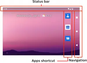 Status bar