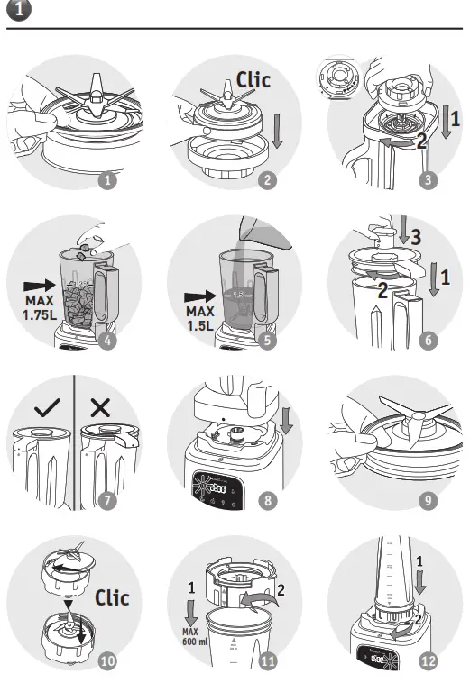 Tefal BL91HD40 Infiny Mix High Speed Blender - Fig3