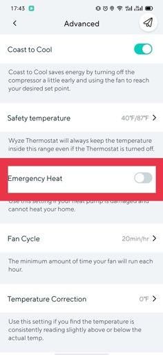 Wyze Thermostat User Guide 33 word image 68