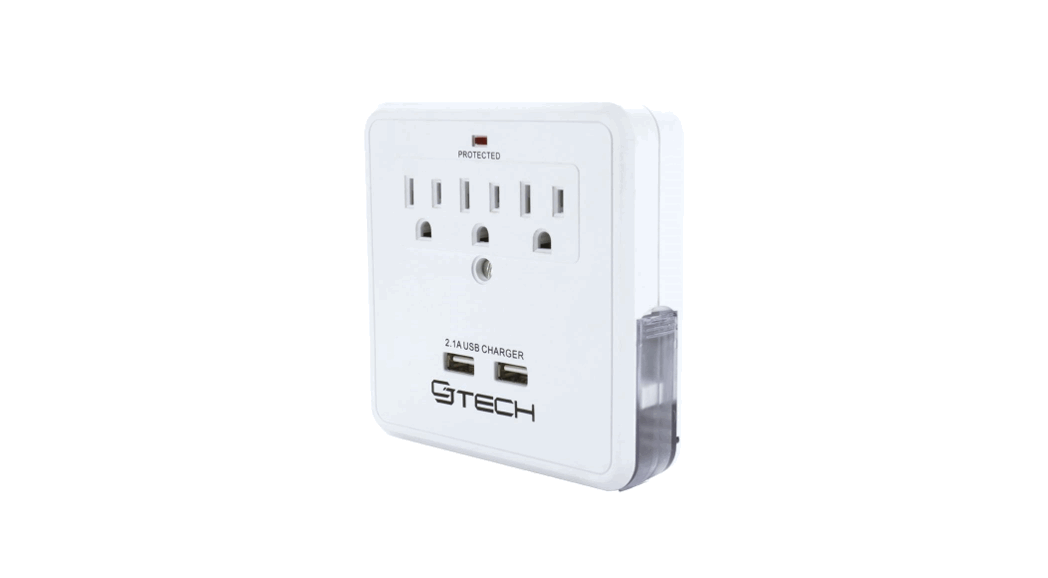 Cj Tech 53482 Dual Usb Wall Outlet Instruction Manual