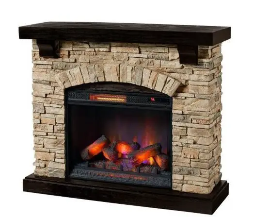 HOME DECORATORS COLLECTION WH100-26I2D-R Combination Electric Fireplace FEATURED