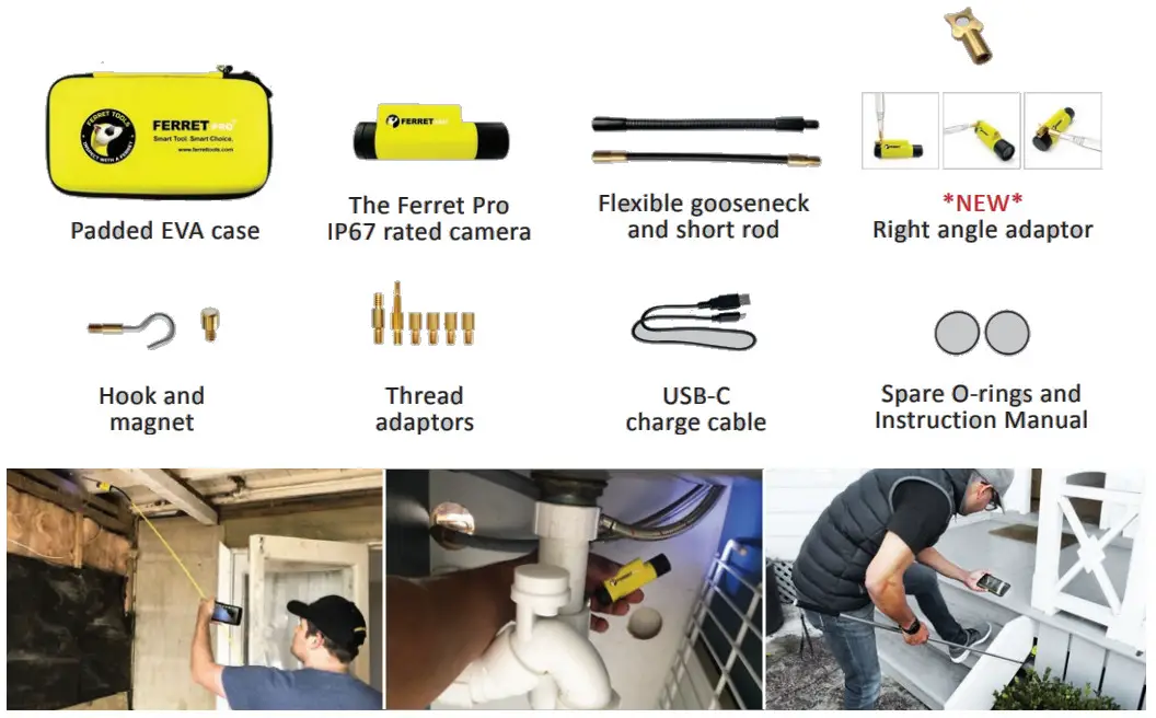 FERRET CFWF50A2 Pro Wireless Inspection Camera - FERRET 1