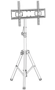 PERLESMITH TV Tripod Stand