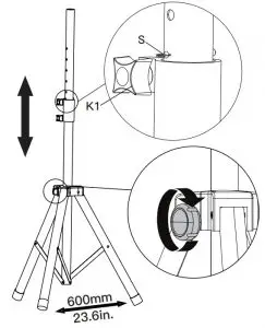 Adjust the Height of Pole