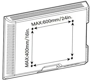 PERLESMITH TV Tripod Stand