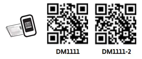 vtech DM1111 Enhanced Range Digital Audio Monitor - qr code