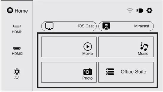 DBPOWER RD 828 Full HD 1080P Projector - fig18