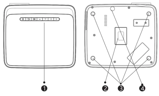 DBPOWER RD 828 Full HD 1080P Projector - fig2