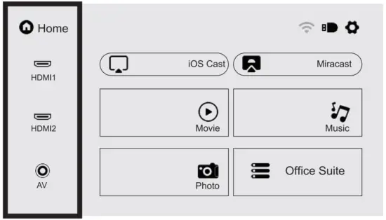 DBPOWER RD 828 Full HD 1080P Projector - fig8