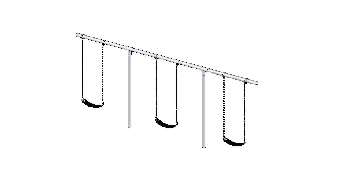 Sportsplay 581-353 Heavy Duty T-swing 3 Seats Installation Guide