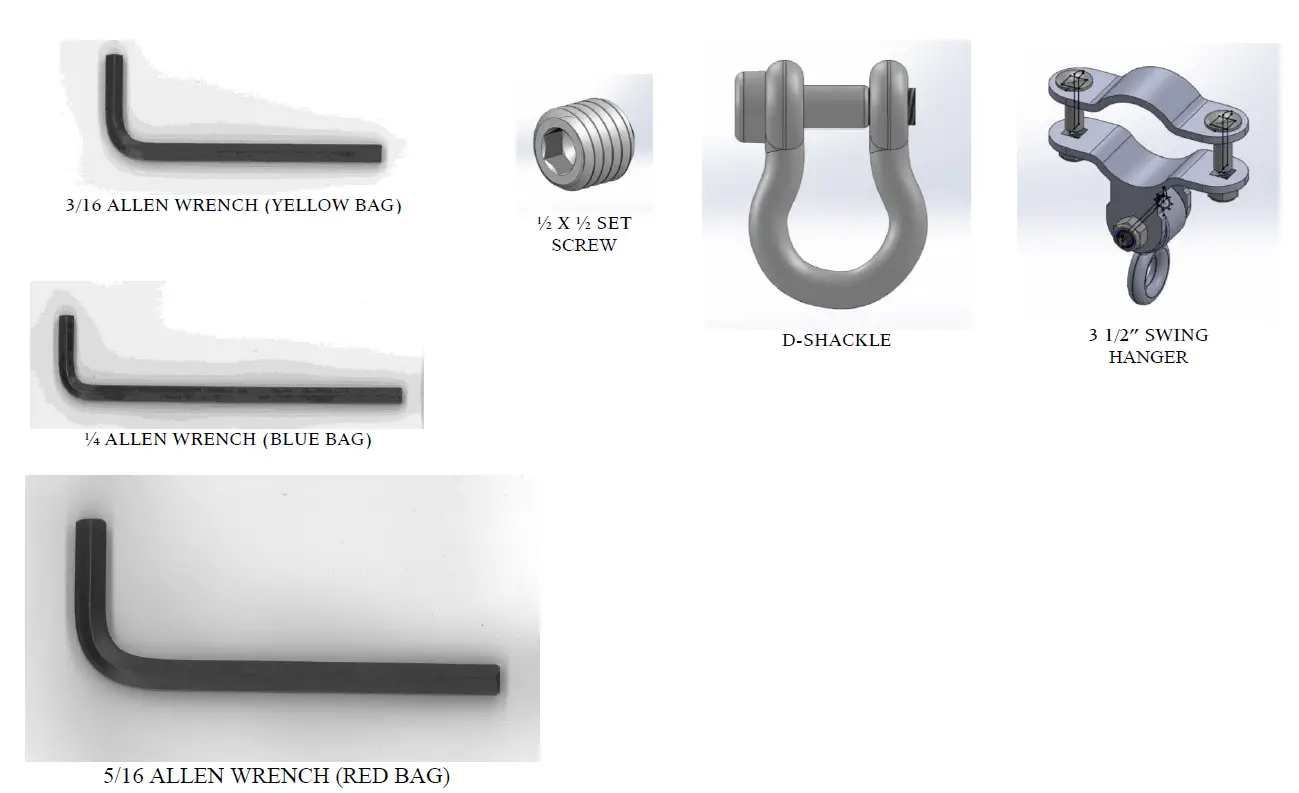 SportsPlay 581-353 Heavy Duty T-Swing 3 Seats fig 3