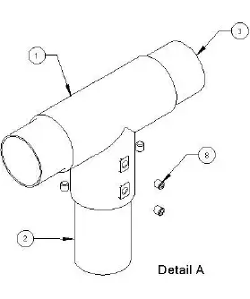 SportsPlay 581-353 Heavy Duty T-Swing 3 Seats fig 8