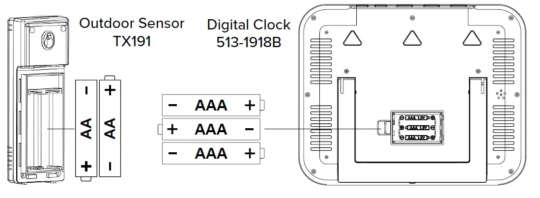LA CROSSE TECHNOLOGY 513-1918B0-Atomic-Digital-Clock-fig-1