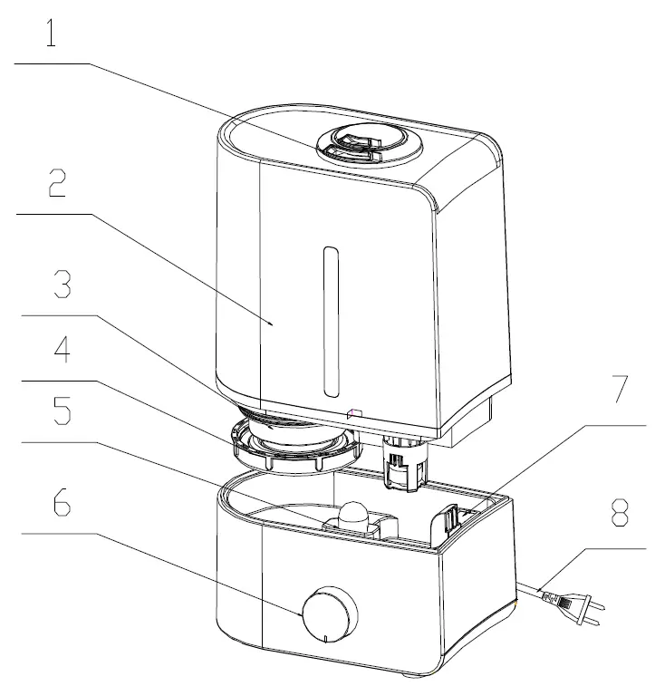 CANVAC CLF1301V Ultrasonic Humidifier 1