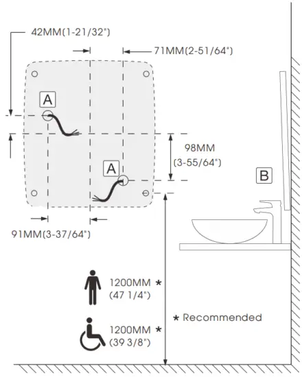 Dryflow TFJM Turboforce Junior MKII Hand Dryer - FIG 5