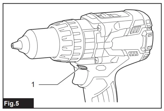 Lighting up the front lamp 