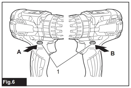 Reversing switch action 