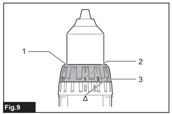 Adjusting the fastening torque