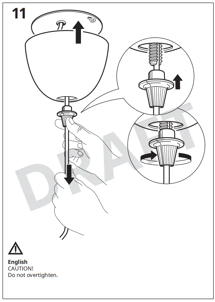 IKEA 404.884 52 STORSLINGA 8 Armed LED Chandelier - fig 10