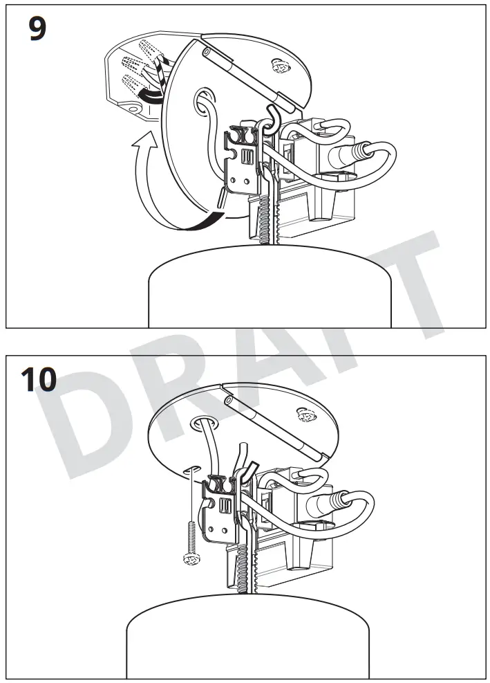 IKEA 404.884 52 STORSLINGA 8 Armed LED Chandelier - fig 8