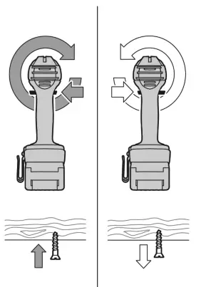 HERCULES HCB82B 38 Brushless Impact Wrench - Switch
