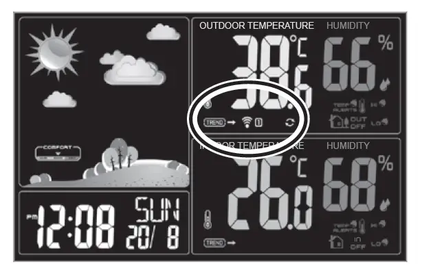 RCA- RCWS50 -Wireless Weather Station with Outdoor Sens 4