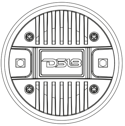 DS18 PRO-D2X 3 Inch Titanium Voice Coil Bolt-On Compression Driver