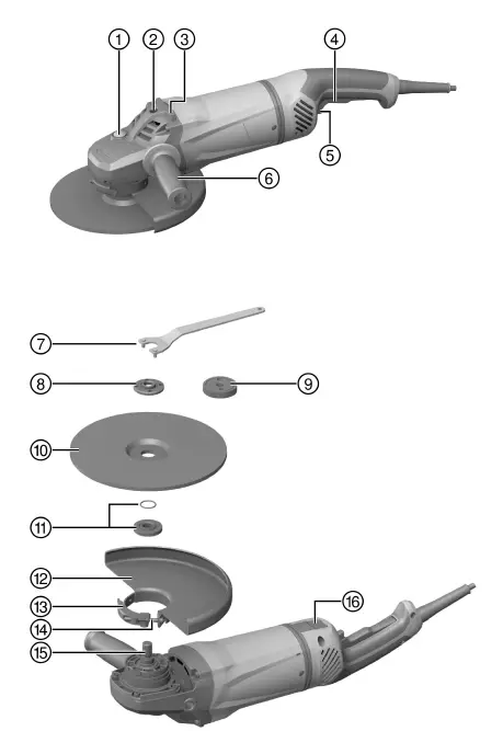 HILTI AG 230-24D Angle Grinder-1