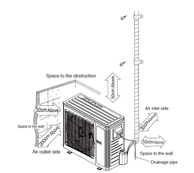 GREE LIVV09HP115V1AO Livo Gen 3 High Wall Ductless Air Conditioning and Heating System 2