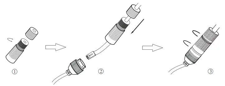 speco technologies O2VT1 2MP Outdoor Network Turret Camera - Network Cable